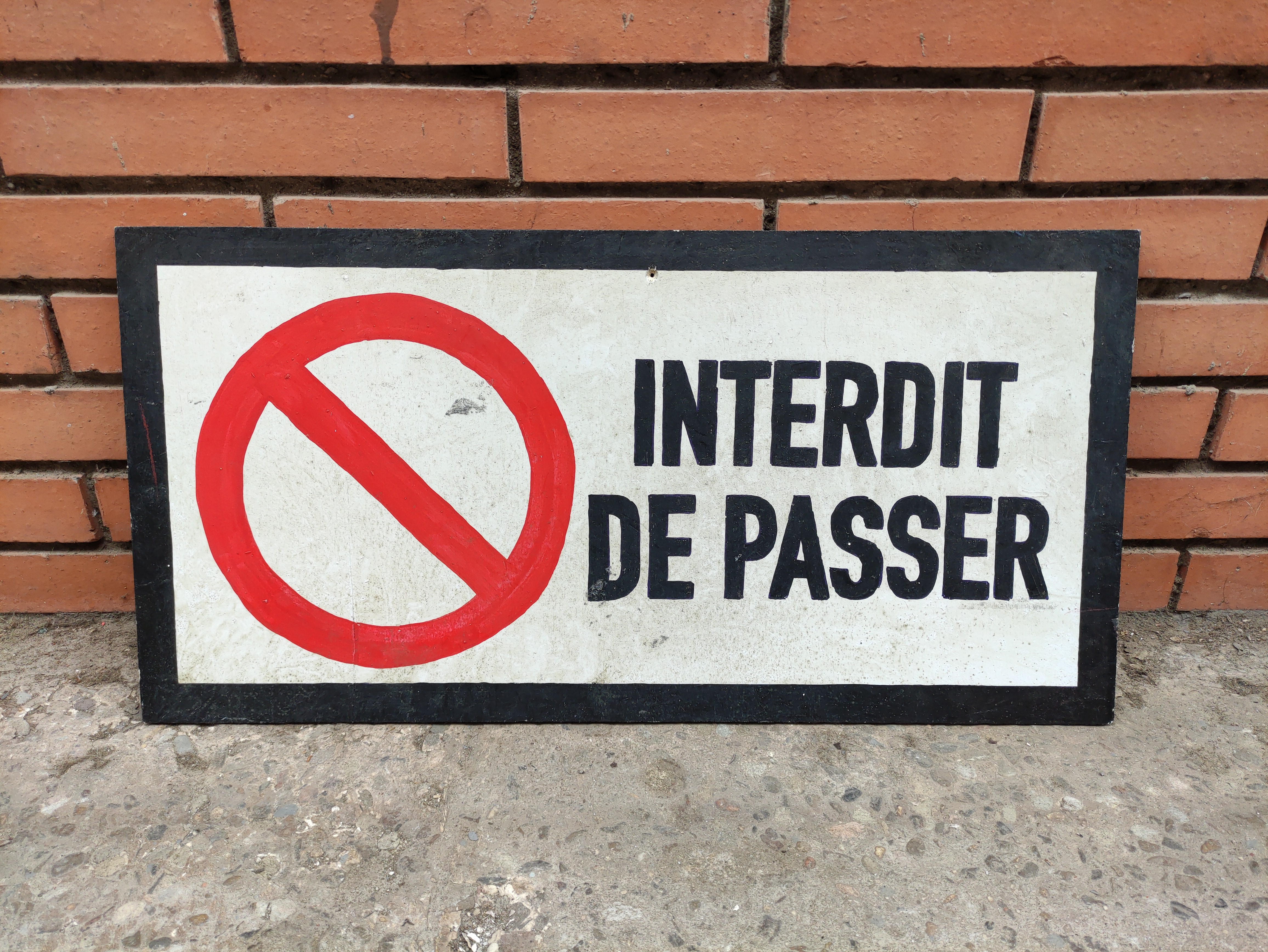 senyal trafico francia madera 30x60 2u